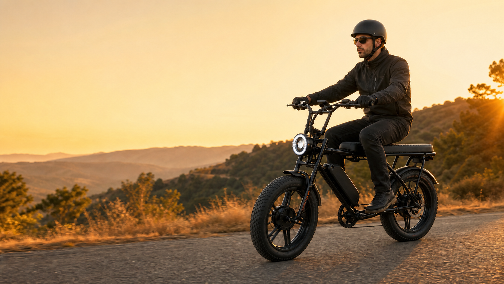 Jiangxi Shanxing black electric bike for export markets
